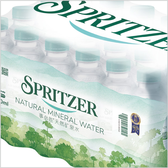 Spritzer water bottled products